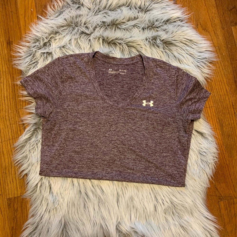 UnderArmour Loose-fit Athletic V-neck Tee - Picture 2 of 4